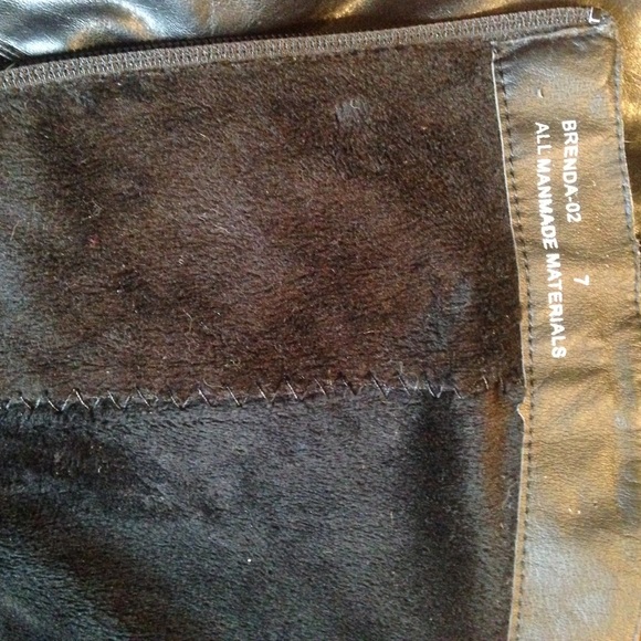 BAMBOO Brenda fur lined knee high boots. 7 new. - Picture 4 of 4