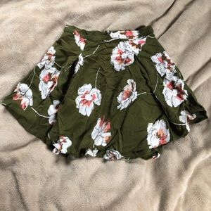 Floral mini skirt from urban outfitters