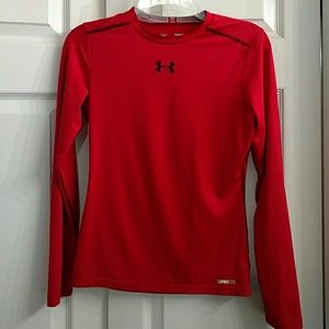 Under armour youth large fitted dry fit