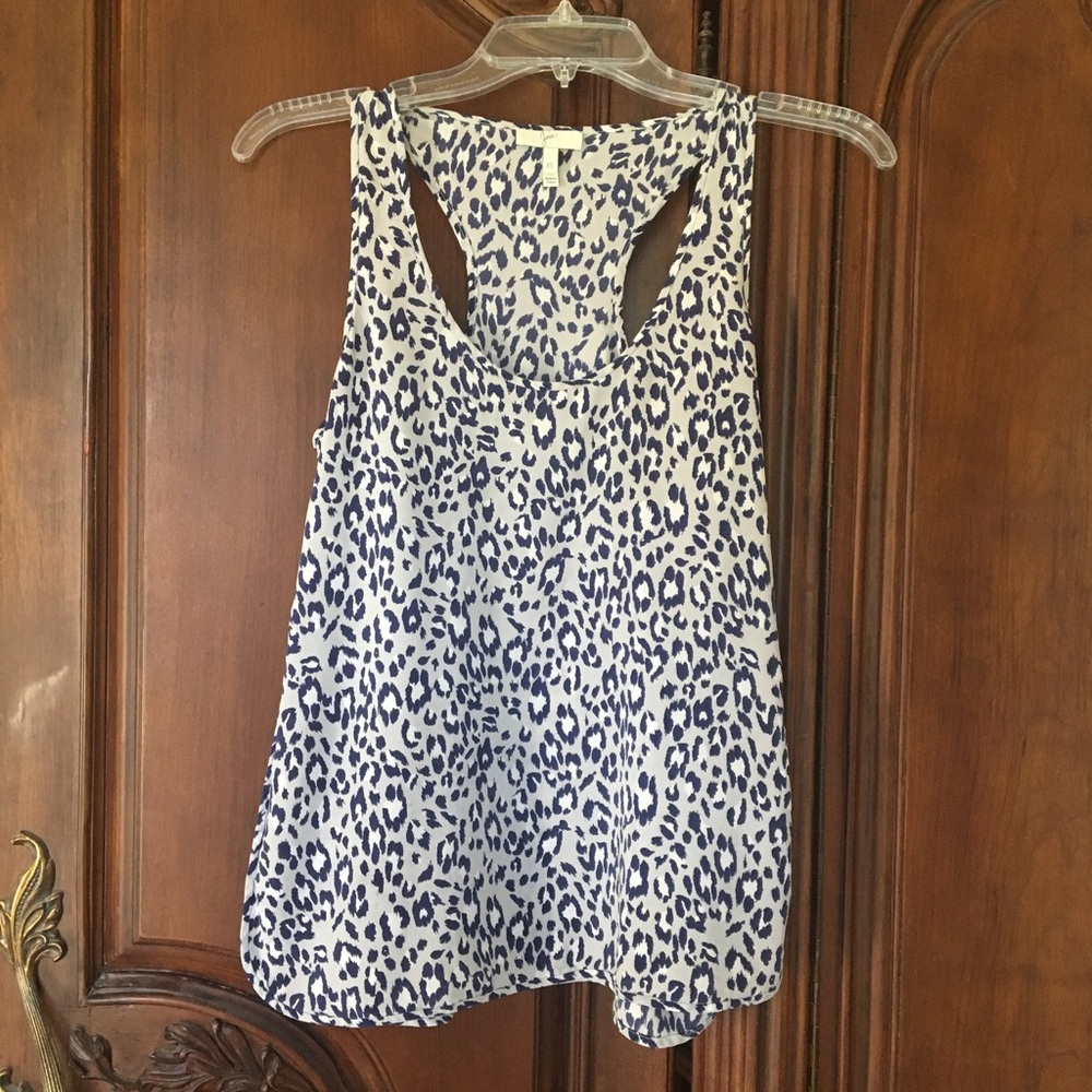 Gorgeous XS Joie Silk Cheetah Top