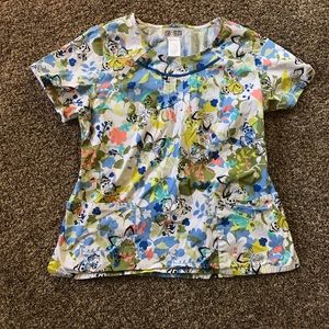 💊Cherokee Woman’s Large Scrub top