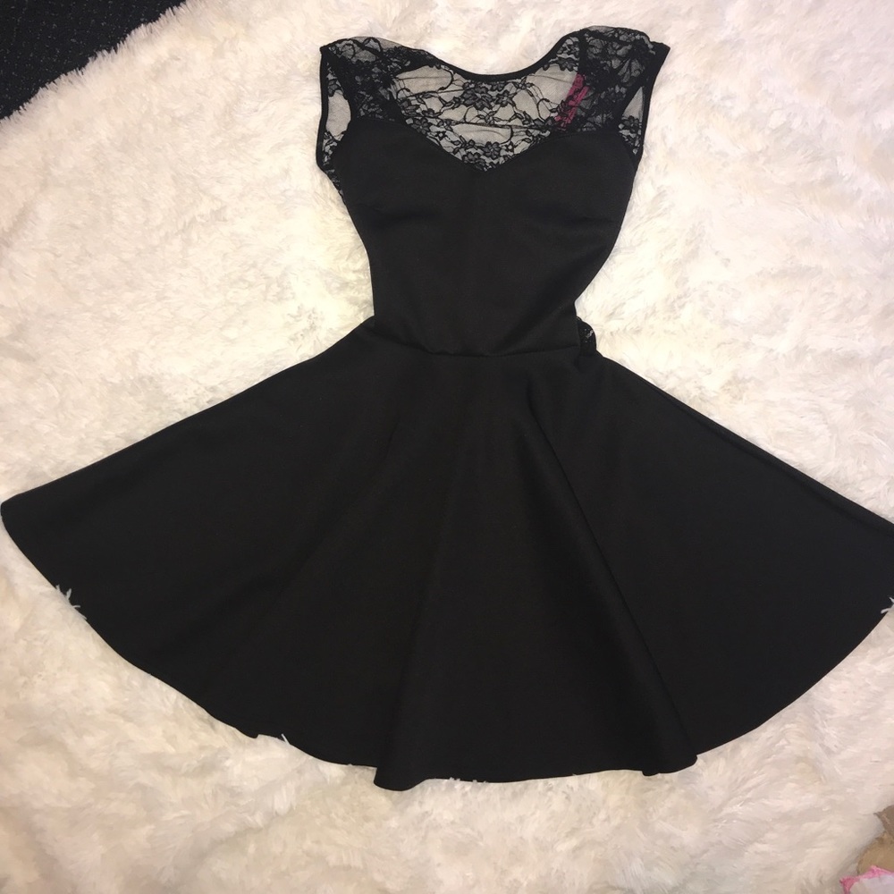 Lace detail LBD