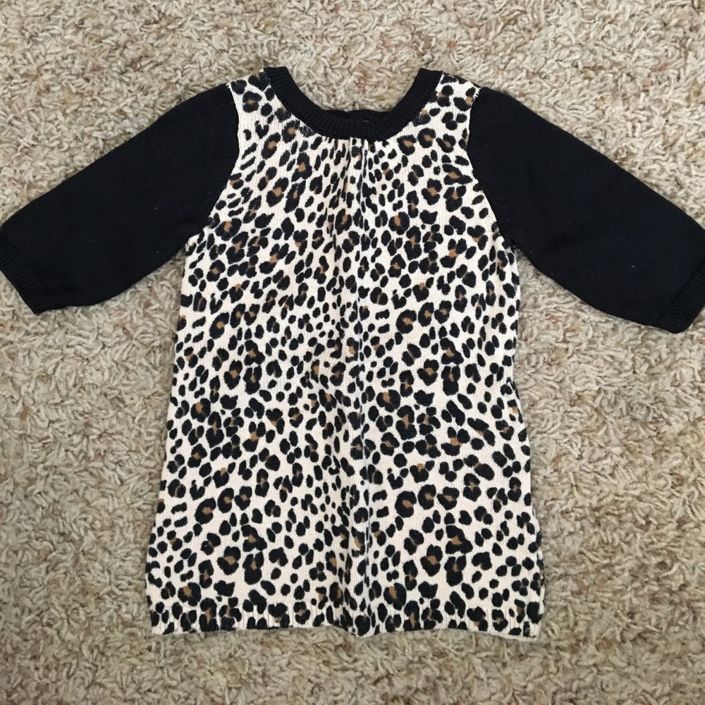 Cheetah Print Sweater Dress