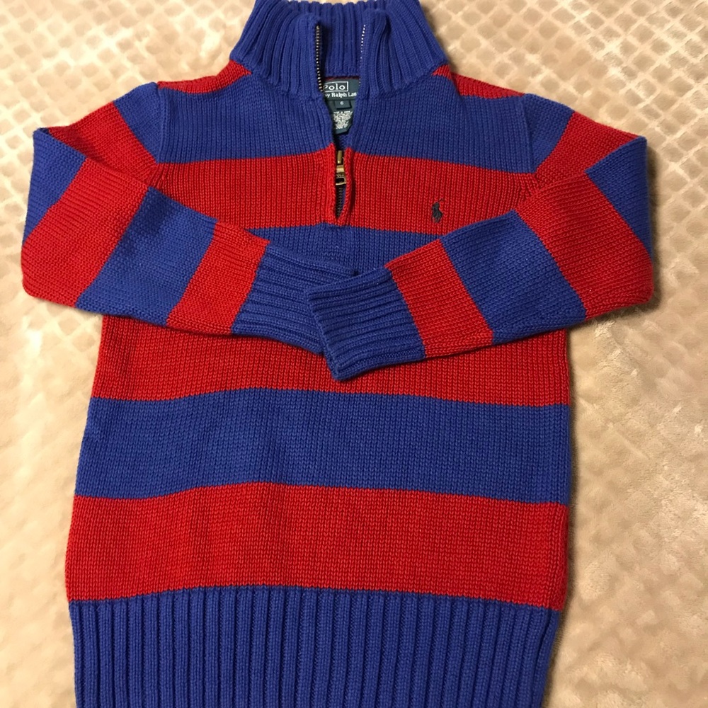 Ralph Lauren Polo🏇🏻 Boys size 6 Sweater
