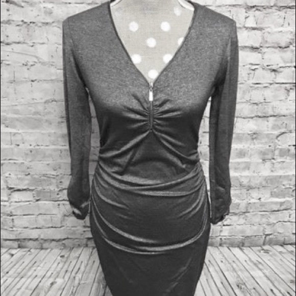 [NWT] CACHÉ Ruched Cocktail Dress - Picture 8 of 8