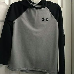 Hooded waffle material YL loose fit