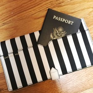 J Crew passport/ticket holder