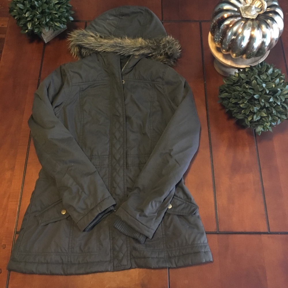 Grey anorak jacket