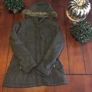 Grey anorak jacket