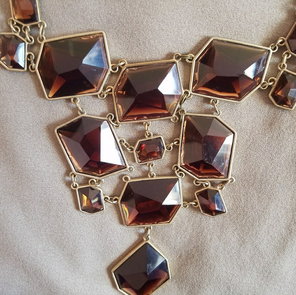 NY & CO Brown Statement Necklace