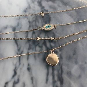 AEO Layered Gold Necklace