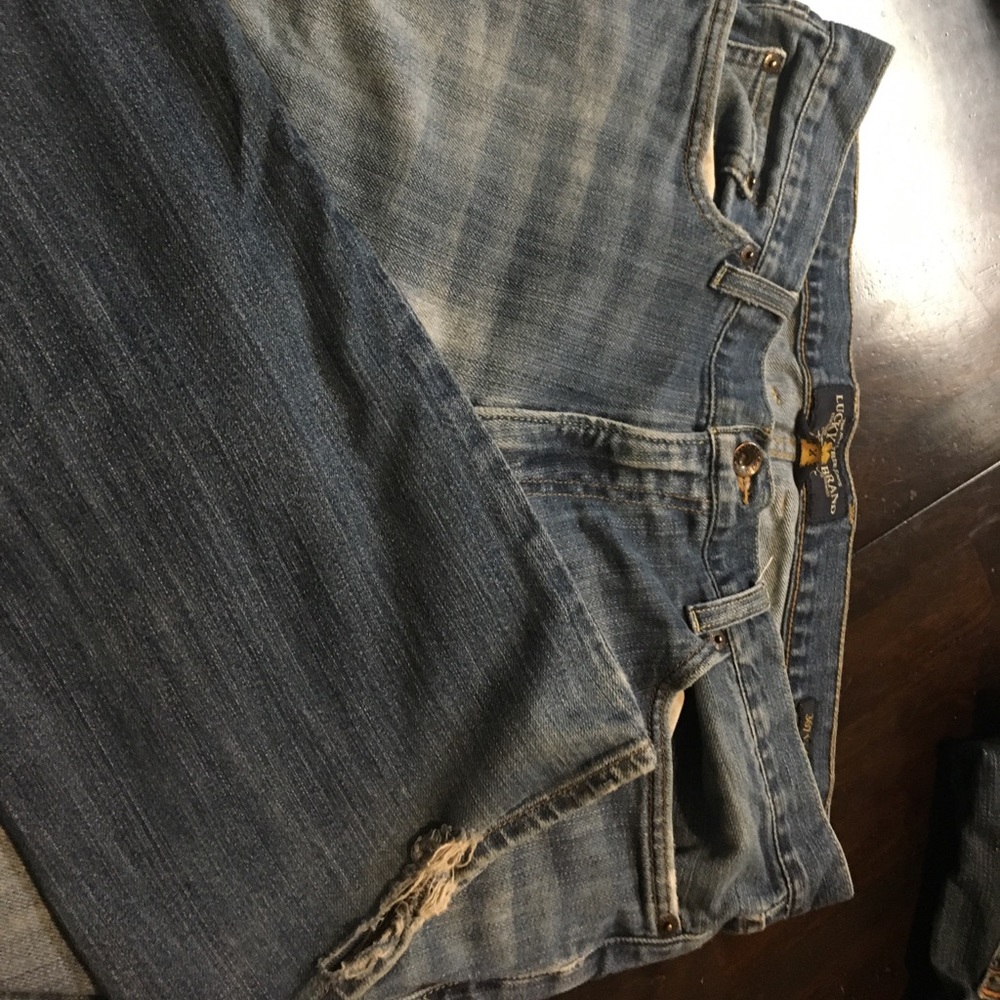 34x36 long lucky brand vintage bootcut men's jeans