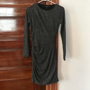 Banana Republic gray long sleeve dress
