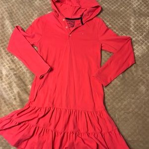 Ralph Lauren Polo Hooded Dress Girls 12/14