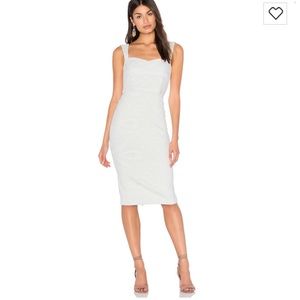 White Jasper Again Midi Dress