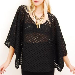 Oversized Lace Top