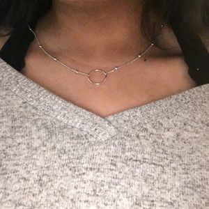 F21 Circle Choker Necklace