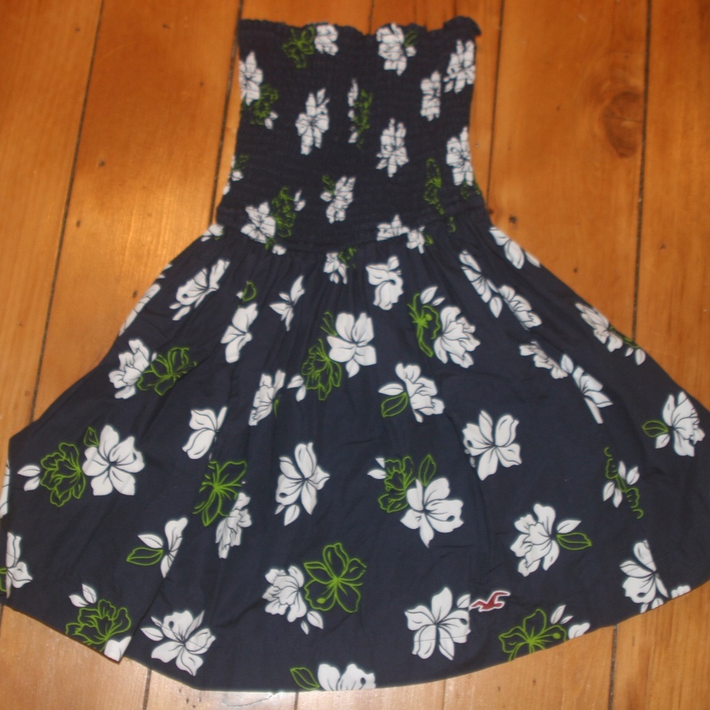 Strapless summer dress