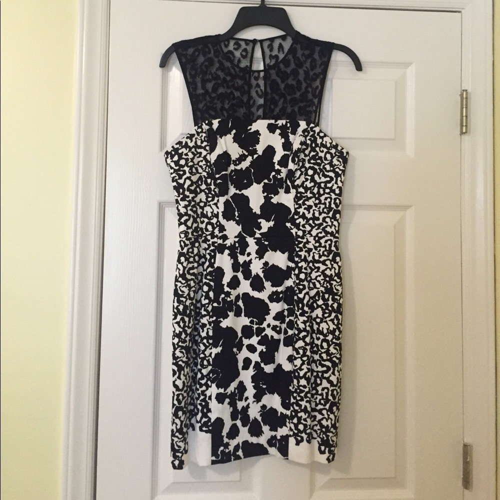 French Connection Animal Print Cocktail Dress