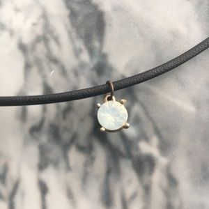 Charlotte Russe Opal Choker Necklace
