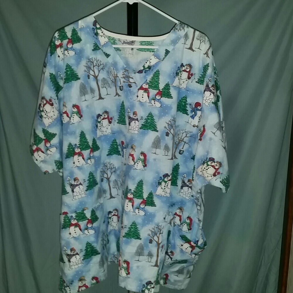 Scrubs top Christmas