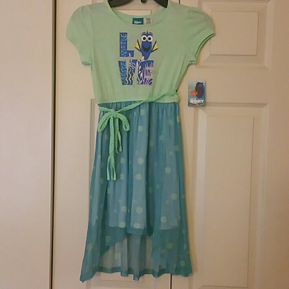 DISNEY DORY HIGH LOW FASHION DRESS