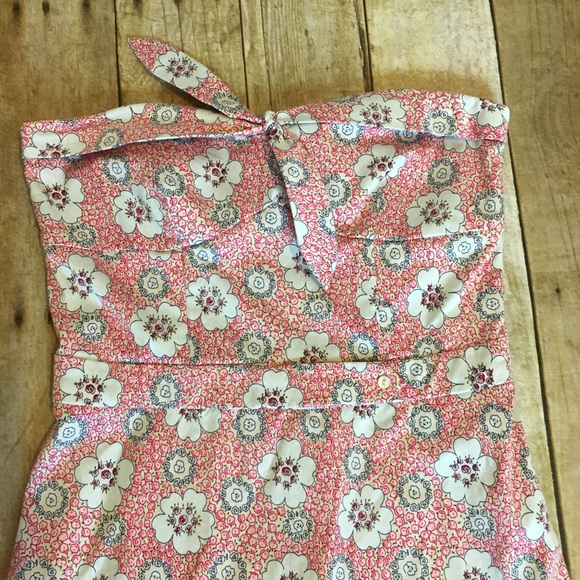 Tibi strapless floral print dress size 2 - Picture 3 of 8