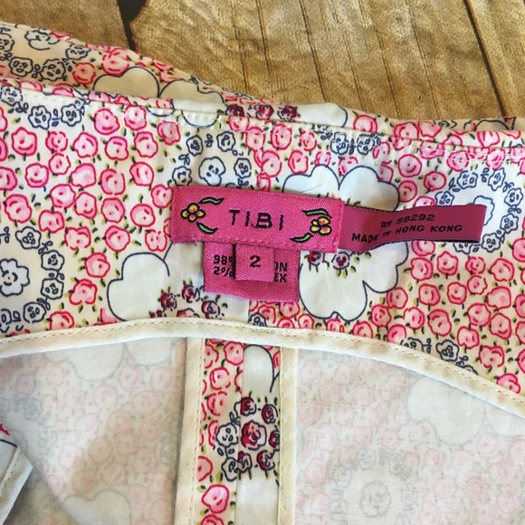 Tibi strapless floral print dress size 2 - Picture 8 of 8