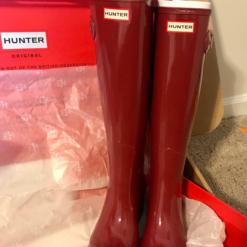 NWT Hunter Rain Boots Sz 8.5