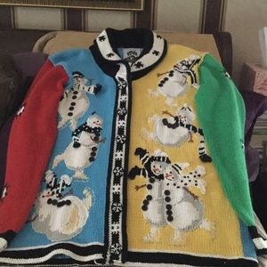 HSN exclusive Storybook Knit snowman sweater