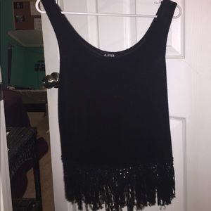 2in. strap tank top crop top