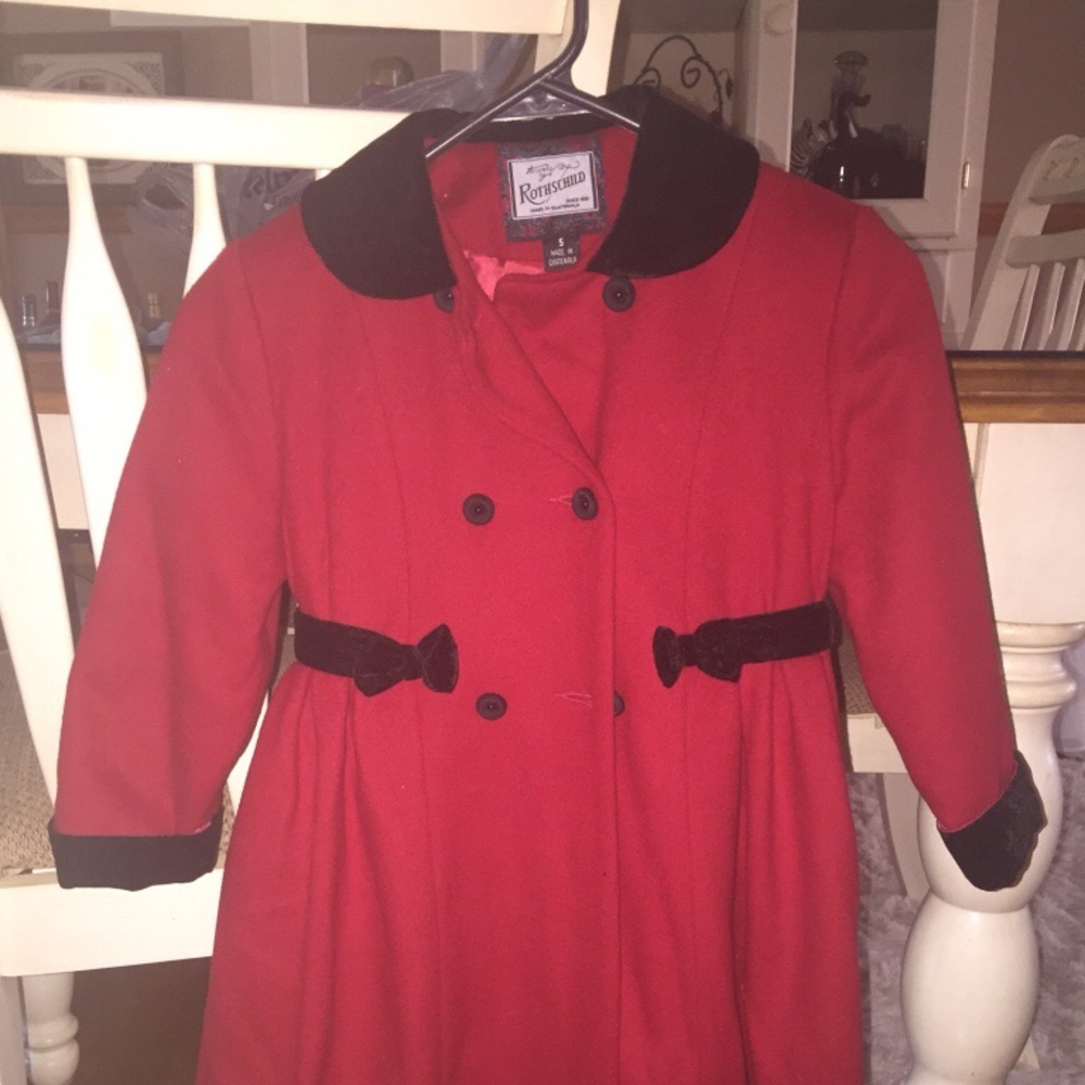 Rothschild red peacoat