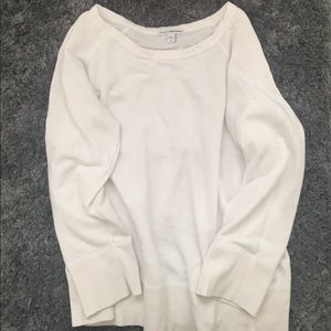 White James Perse Vintage Sweatshirt