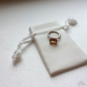David Yurman Classic Color Ring in Citrine Sz 6.5