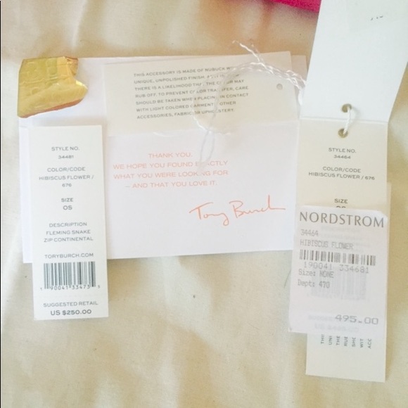 Tory Burch Fleming Hibiscus flower set 🌺🌺🌺 - Picture 2 of 8