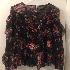 Zara floral top