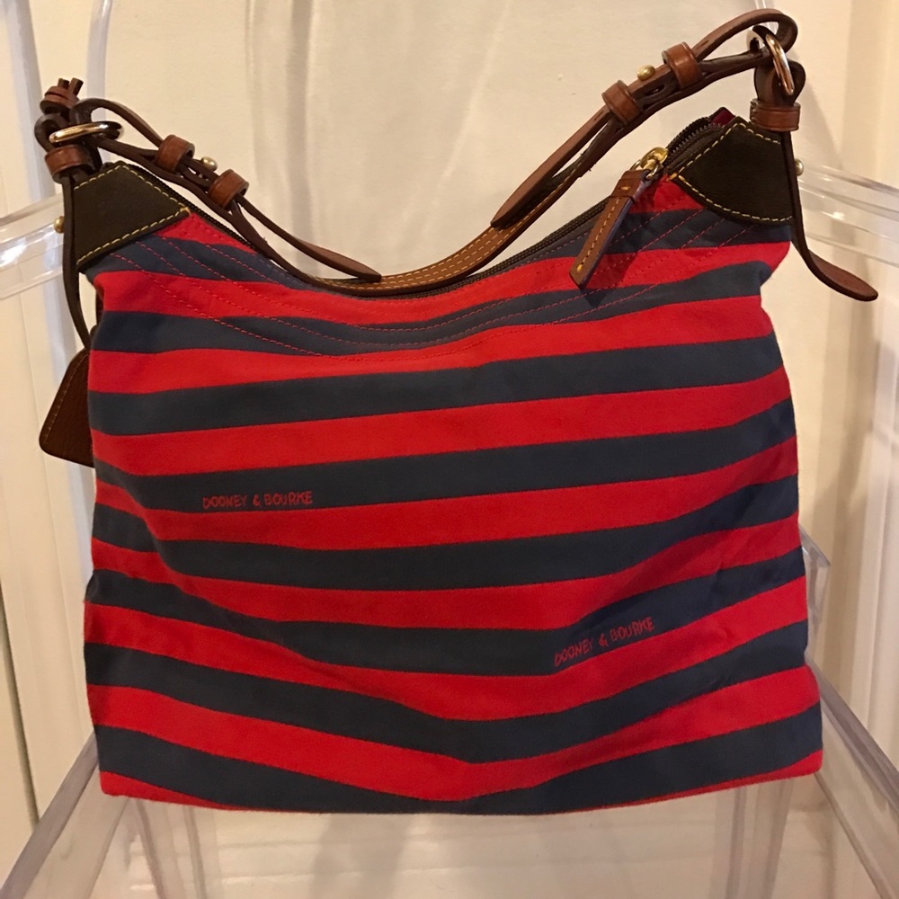 Dooney & Bourke nautical stripe purse