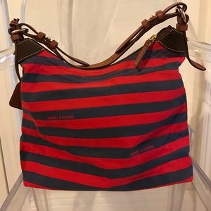 Dooney & Bourke nautical stripe purse