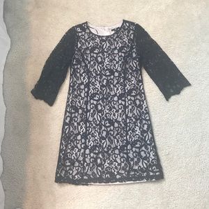 Black Lace H&M dress, long sleeve