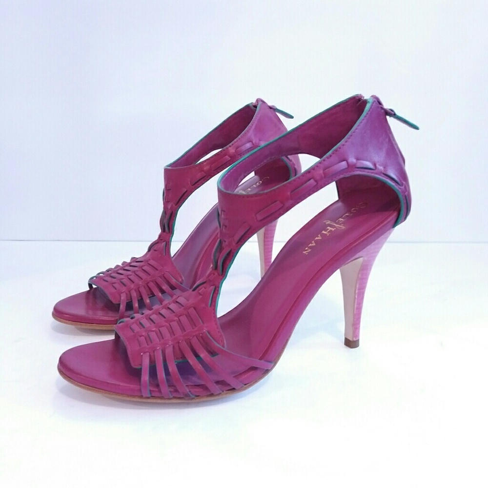 RARE Cole Haan Women's Shoes Heel Pink Fushia 8