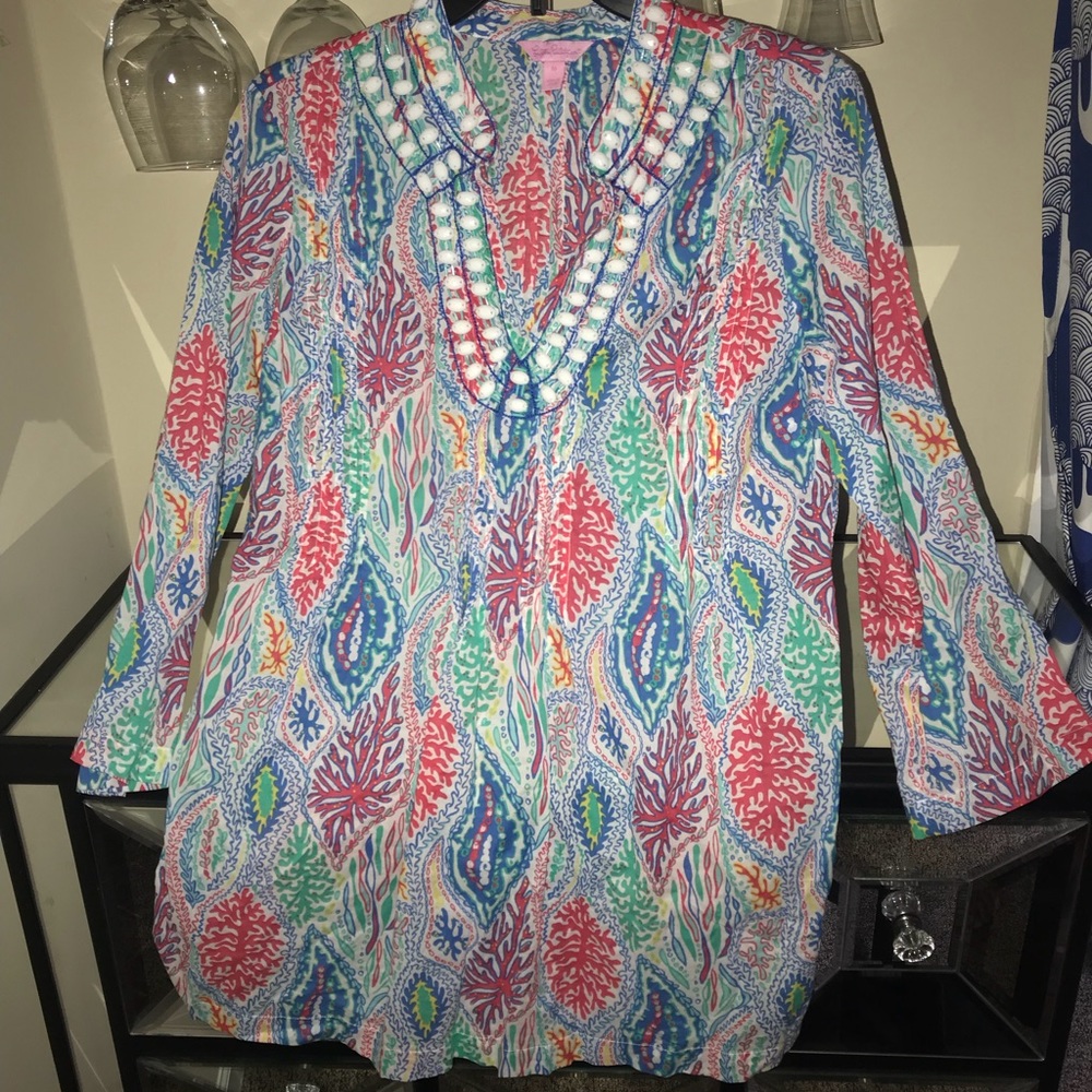 Lilly Pulitzer Dress Blouse