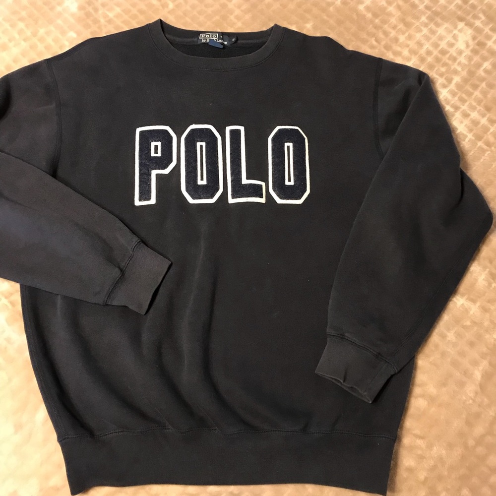Vintage Ralph Lauren Polo sweatshirt Navy Small