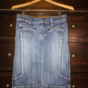 Guess denim pencil skirt