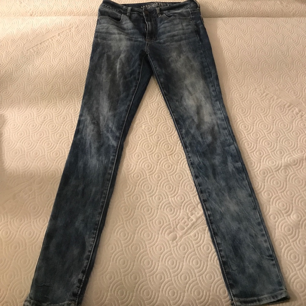 High waisted American eagle jeans size 8