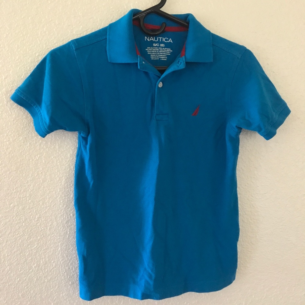 Boys Size 8 Nautical polo