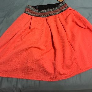 A beautiful color skirt