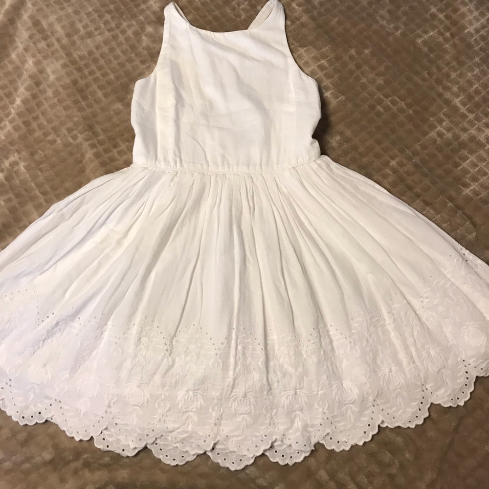 Ralph Lauren Polo Dress🏇🏻 Girls size 12 white