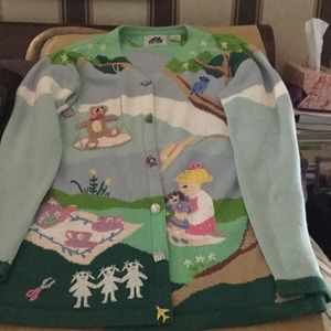 HSN exclusive Storybook Knits summer day sweater.