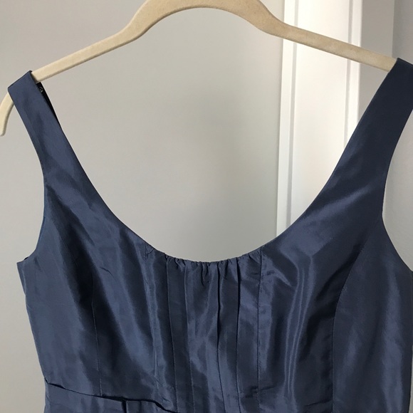 J. Crew Blue silk dress - Picture 3 of 5