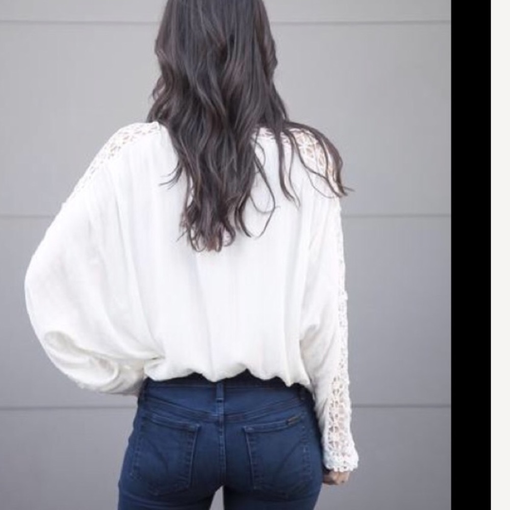 Free People Long Sleeve Blouse - Picture 3 of 7